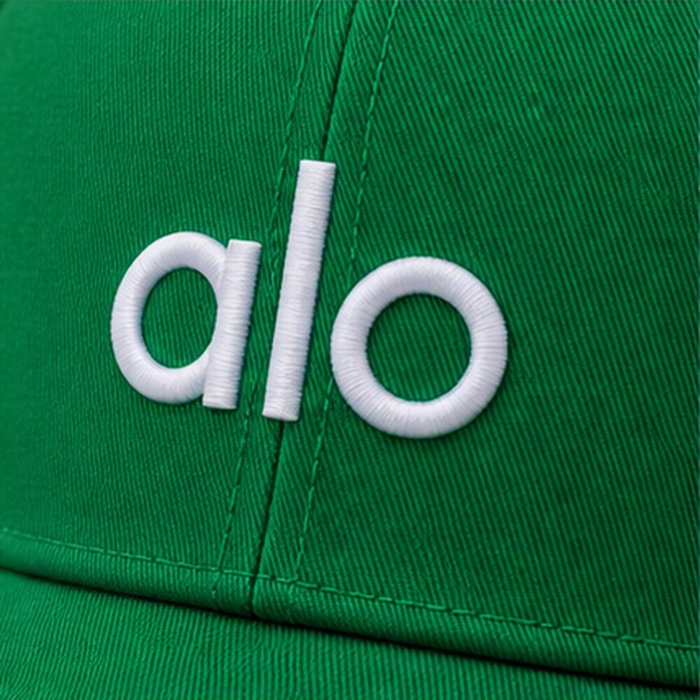 ALO Yoga Green Tennis Baseball Cap Hat Logo - Picture 4 of 8